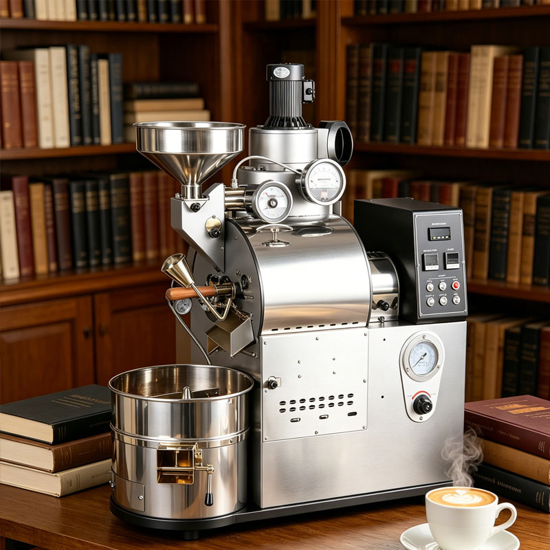 Equipment Of Coffee Machine - เครื่องคั่วกาแฟพร้อมถาดระบายความร้อน สำหรับร้านกาแฟและร้านค้าทั่วไป สามารถปรับแต่งได้